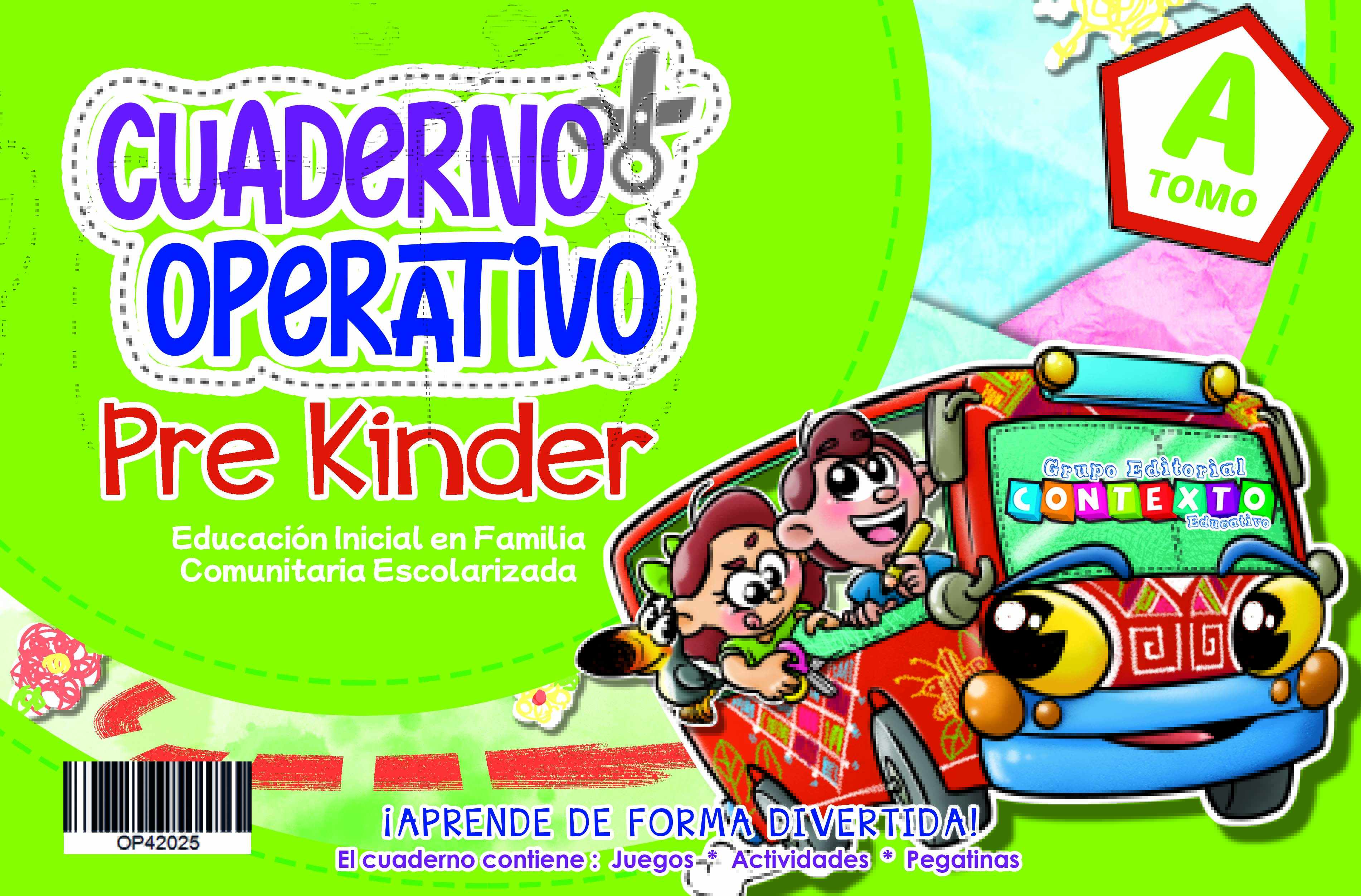 CUADERNO OPERATIVO PRE KINDER - TOMO A